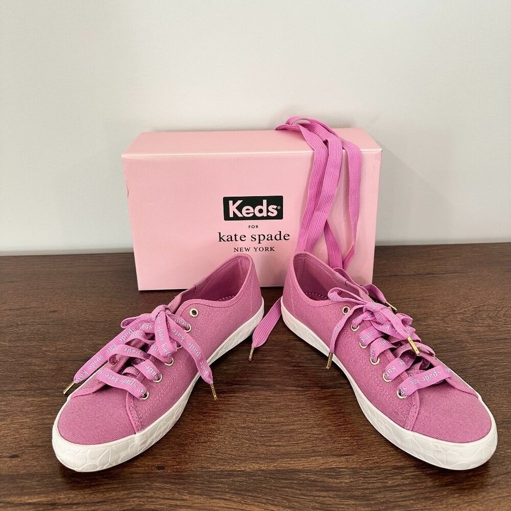Keds x Kate Spade New York Kickstart Logo Foxing Sneakers-‎ Size 8.5